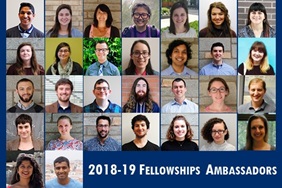 2018-19 Fellowships Ambassadors headshot image collage